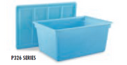 Faribo P439 W/C Food Box with Cover, 23"L x 19"W x 4"H, 5 Gallon - Donut-Supplies.Com