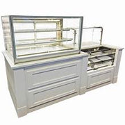 Federal Industries (ITD6034)-Non-Refrigerated- 60" x 34"(H) Counter Case w/Straight Glass 120V - Donut-Supplies.Com