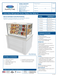 Federal Industries (ITD6034)-Non-Refrigerated- 60" x 34"(H) Counter Case w/Straight Glass 120V - Donut-Supplies.Com