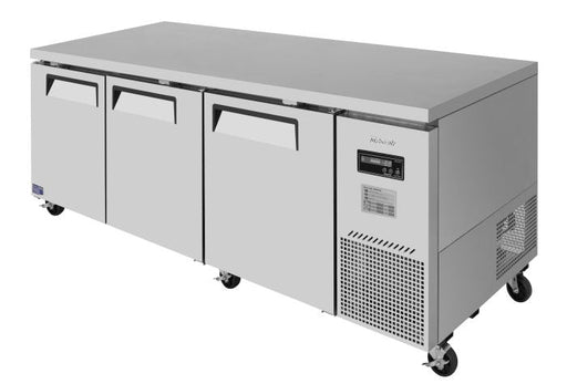 Turbo Air JUF-93D-N J Series 93" Extra Deep Undercounter Freezer w/ 3 Drawers & Side Mounted Compressor - Donut-Supplies.Com