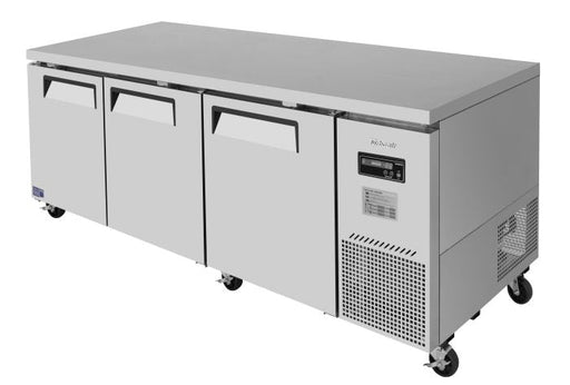 Turbo Air JUR-93D-N J Series 93" Extra Deep Undercounter Refrigerator w/ 3 Drawers & Side Mounted Compressor - Donut-Supplies.Com