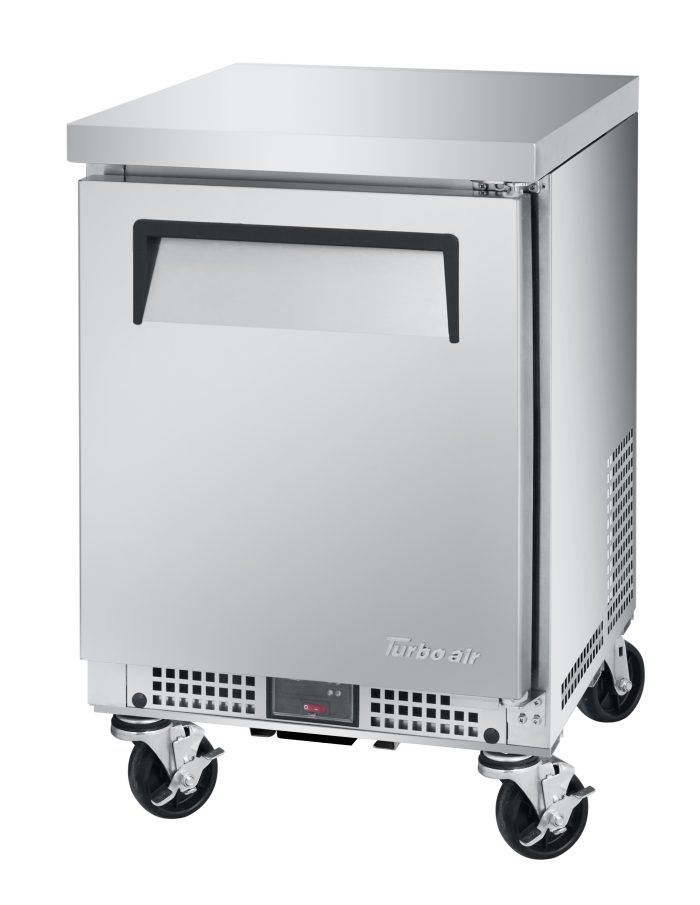 Turbo Air M3 MUR-20S-N6 20" Shallow Depth Low Profile Undercounter Refrigerator with 1 Solid Door - Donut-Equipment.com