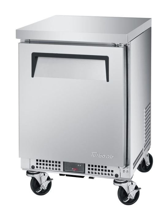 Turbo Air M3 MUR-20S-N6 20" Shallow Depth Low Profile Undercounter Refrigerator with 1 Solid Door - Donut-Supplies.Com