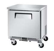 Turbo Air MUR-27S-N6 M3 Series 27" Shallow Depth Undercounter Refrigerator w/ 1 Section & Solid Door - Donut-Equipment.com