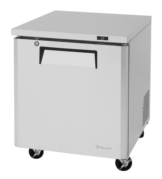 Turbo Air MUR-28-N 27 1/2" W Undercounter Refrigerator w/ 1 Section & Solid Door - Donut-Supplies.Com
