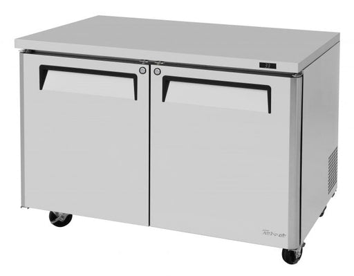 Turbo Air MUR-48-N 48 1/4" W Undercounter Refrigerator w/ 2 Sections & 2 Solid Doors - Donut-Supplies.Com