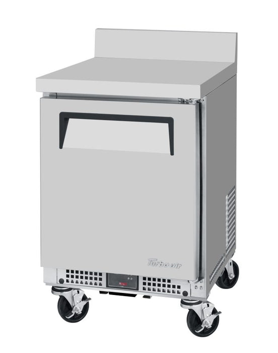 Turbo Air MWR-20S-N6 M3 Series 20" Shallow Depth Undercounter Worktop Refrigerator w/ (1) Section, 1 Solid Door - Donut-Supplies.Com