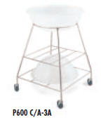 Faribo P600 C/A-3A Mobile Mixing Bowl Assembly, 24"L x 24"W x 29"H, Two Bowls/Frame - Donut-Supplies.Com