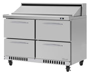 Turbo Air PST-48-D4-FB-N 48 1/4" PRO Series Sandwich/Salad Prep Table w/ Refrigerated Base - Donut-Equipment.com