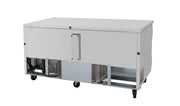 Turbo Air PUR-72-N 72 5/8" W Undercounter Refrigerator w/ 2 Sections & 2 Doors - Donut-Equipment.com