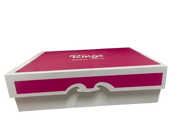 Printed Bakery or Donut Boxes- Donut- Dozen- (125 Boxes) = 1 Case (Free Freight)