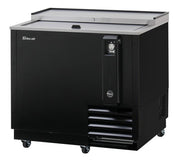 Turbo Air TBC-36SB-N6 36" Super Deluxe Black Exterior Bottle Cooler - Donut-Equipment.com