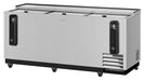 Turbo Air TBC-80SD-N 80 1/2" Forced Air Bottle Cooler - Holds (739) 12 oz Bottles, Stainless, 115v - Donut-Supplies.Com