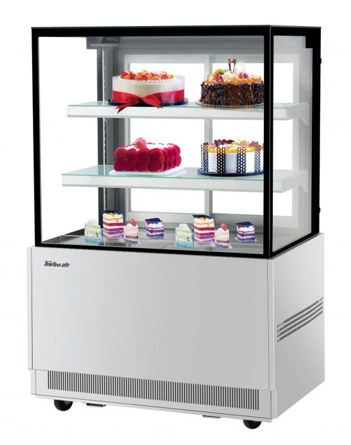 Turbo Air TBP36-54NN-S 35-3/8" Straight Glass Full-Service Bakery Display Case, 3 Levels, Stainless Steel Exterior, 115v          Ask ChatGPT - Donut-Supplies.Com