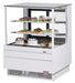 Turbo Air TCGB-36UF-W-N 36-1/2" Straight Glass Full-Service Bakery Display Case, 3 Levels, White Exterior, 115v - Donut-Supplies.Com