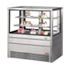 Turbo Air TCGBF-50S-N 49-5/8" Straight Glass Full-Service Freezer Bakery Display Case, 3 Levels, Stainless Steel Exterior, 220v/1ph - Donut-Supplies.Com