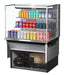 Turbo Air TOM-36L-UF-S-3SI-N 36" Stainless Steel Drop-In Refrigerated Open Display Case Merchandiser – (3) Levels, 2 Shelves, 115v - Donut-Supplies.Com