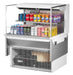 Turbo Air TOM-36L-UF-W-2SI-N 35 7/8" Drop-In Horizontal Open Air Cooler w/ (2) Levels – White Exterior, 115v - Donut-Supplies.Com