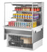 Turbo Air TOM-36L-UF-W-3SI-N 35 7/8" Drop-In Horizontal Open Air Cooler w/ (3) Levels – White Exterior, 115v - Donut-Supplies.Com