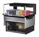 Turbo Air TOM-36L-UFD-B-1SI-N 36" Drop-In Horizontal Open Air Cooler w/ (1) Level – Black Exterior, 115v - Donut-Supplies.Com