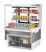 Turbo Air TOM-36L-UFD-W-3SI-N 36" Drop-In Horizontal Open Air Cooler w/ (3) Levels – White Exterior, 115v - Donut-Supplies.Com