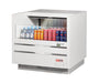 Turbo Air TOM-36UC-W-N 36 1/4" Horizontal Open Air Cooler w/ (1) Level – White Exterior, 115v - Donut-Supplies.Com