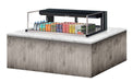 Turbo Air TOM-48L-UFD-B-1SI-N 48" Drop-In Horizontal Open Air Cooler w/ (1) Level – Black Exterior, 115v - Donut-Supplies.Com