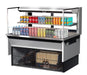 Turbo Air TOM-48L-UFD-S-2SI-N 48" Drop-In Horizontal Open Air Cooler w/ (2) Levels – Stainless Steel Exterior, 115v - Donut-Supplies.Com