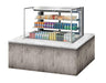 Turbo Air TOM-48L-UFD-S-3SI-N 48" Drop-In Horizontal Open Air Cooler w/ (3) Levels – Stainless Steel Exterior, 115v - Donut-Supplies.Com