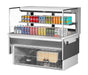 Turbo Air TOM-48L-UFD-W-2SI-N 48" Drop-In Horizontal Open Air Cooler w/ (2) Levels – White Exterior, 115v - Donut-Supplies.Com