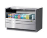 Turbo Air TOM-48UC-S-N 48 1/4" Drop-In Horizontal Open Air Cooler w/ (1) Level – Stainless Steel Exterior, 115v - Donut-Supplies.Com