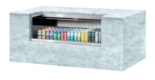 Turbo Air TOM-48UC-S-N 48 1/4" Drop-In Horizontal Open Air Cooler w/ (1) Level – Stainless Steel Exterior, 115v - Donut-Supplies.Com