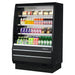 Turbo Air TOM-50MB-SP-N 50 7/8" Vertical Open Air Cooler w/ (4) Levels – Black Exterior, 115v - Donut-Supplies.Com