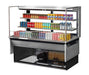 Turbo Air TOM-60L-UFD-S-3SI-N 60" Drop-In Horizontal Open Air Cooler w/ (3) Levels – Stainless Steel Exterior, 115v - Donut-Supplies.Com