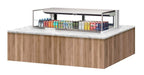 Turbo Air TOM-60L-UFD-W-1SI-N 60" Drop-In Horizontal Open Air Cooler w/ (1) Level – White Exterior, 115v - Donut-Supplies.Com