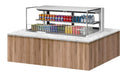 Turbo Air TOM-60L-UFD-W-2SI-N 60" Drop-In Horizontal Open Air Cooler w/ (2) Levels – White Exterior, 115v - Donut-Supplies.Com