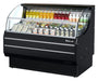 Turbo Air TOM-60SB-N 63" Slim Line Horizontal Open Air Cooler w/ (3) Levels – Black Exterior, 115v - Donut-Supplies.Com
