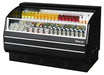 Turbo Air TOM-60SB-SP-N 63 3/8" Black Horizontal Open Air Cooler w/ (3) Levels, Stainless Steel Interior – Slim Line, 115v - Donut-Supplies.Com