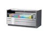Turbo Air TOM-60UC-S-N 60 1/4" Drop-In Horizontal Open Air Cooler w/ (1) Level – Stainless Steel Exterior, 115v - Donut-Supplies.Com