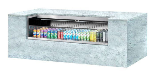 Turbo Air TOM-60UC-S-N 60 1/4" Drop-In Horizontal Open Air Cooler w/ (1) Level – Stainless Steel Exterior, 115v - Donut-Supplies.Com