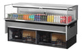 Turbo Air TOM-72L-UF-S-1SI-N 72" Stainless Steel Drop-In Refrigerated Open Display Case Merchandiser w/ (1) Level, 220v/1ph - Donut-Supplies.Com