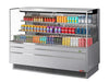 Turbo Air TOM-72L-UF-S-3S-N 70 3/4" Stainless Steel Low Profile Horizontal Open Air Cooler w/ (3) Levels – Ultra Front Merchandiser, 220v/1ph - Donut-Supplies.Com