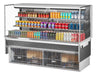 Turbo Air TOM-72L-UF-W-3SI-N 71 7/8" Drop-In Horizontal Open Air Cooler w/ (3) Levels – White Exterior, 220v/1ph - Donut-Supplies.Com