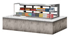 Turbo Air TOM-72L-UFD-S-2SI-N 72" Drop-In Horizontal Open Air Cooler w/ (2) Levels – Stainless Steel Exterior, 220v/1ph - Donut-Supplies.Com