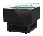 Turbo Air TOS-30PN-B 30" Black Horizontal Open Display Merchandiser / Air Curtain Sandwich and Cheese Display Case – 1 Level, 115v - Donut-Equipment.com