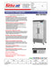 Turbo Air TSR-35SD-N Super Deluxe 40" Bottom Mounted Solid Door Reach-In Refrigerator with LED Lighting - Donut-Supplies.Com