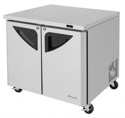 Turbo Air TUF-36SD-N 36 1/4" W Undercounter Freezer w/ 2 Sections & 2 Doors - Donut-Supplies.Com