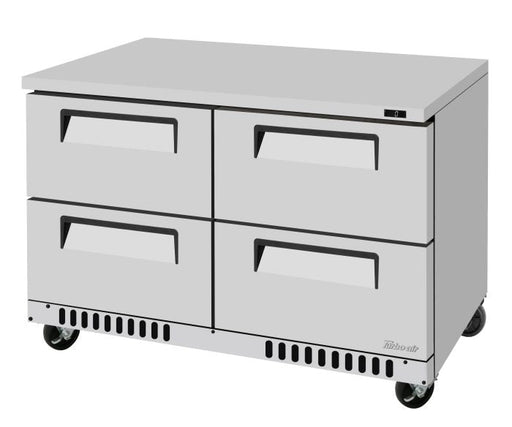 Turbo Air TUF-48SD-D4-FB-N 48 1/4" W Undercounter Freezer w/ 2 Sections, 4 Drawers & Front Breathing - Donut-Supplies.Com