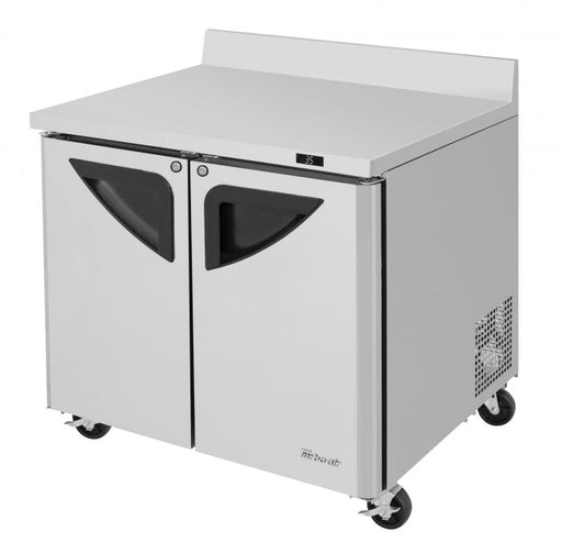 Turbo Air TWR-36SD-N6 36 1/4" Super Deluxe Worktop Refrigerator w/ (1) Section, 1 Solid Door - Donut-Supplies.Com