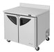 Turbo Air TWR-36SD-N6 36 1/4" Super Deluxe Worktop Refrigerator w/ (1) Section, 1 Solid Door - Donut-Supplies.Com